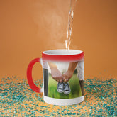 Cană termosensibilă roșie