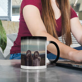 Cană termosensibilă neagră