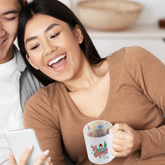 Cană ceramică cu interior Feliz Navidad