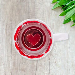 Cană ceramică cu interior LOVE