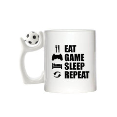 Cană cu toarta antistres - minge fotbal