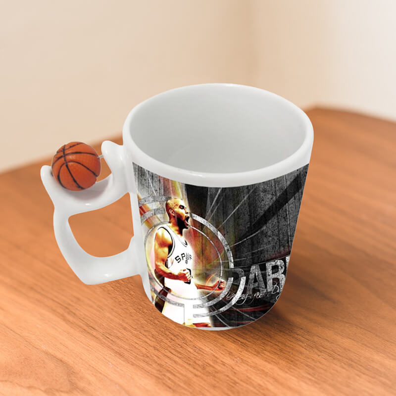 Cană cu toarta antistres - minge baschet