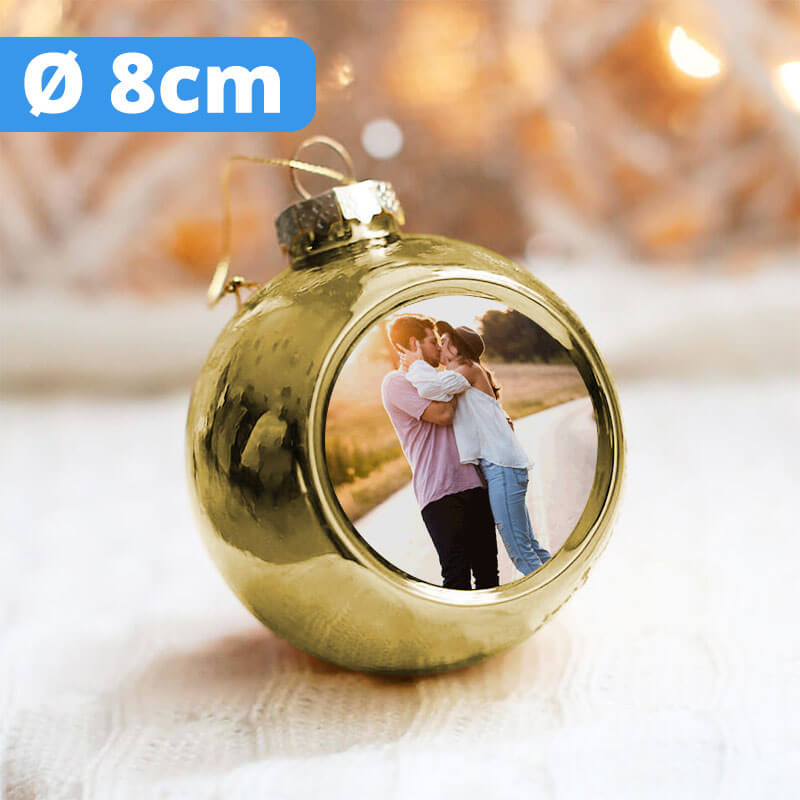 Glob de brad Ø 8cm auriu