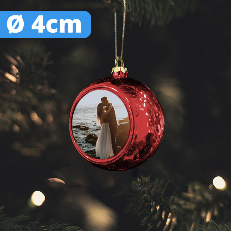 Glob de brad Ø 4cm roșu