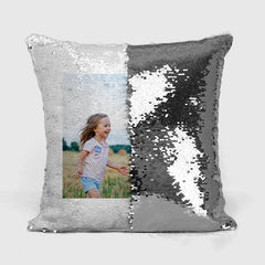 Perna pătrată cu paiete argintii