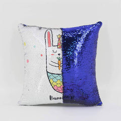 Perna pătrată cu paiete albastre