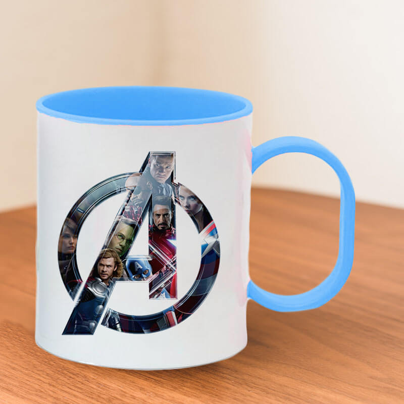 Cană din plastic - albastră