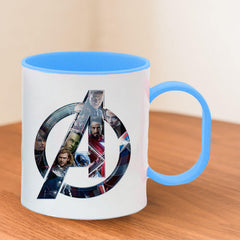 Cană din plastic - albastră