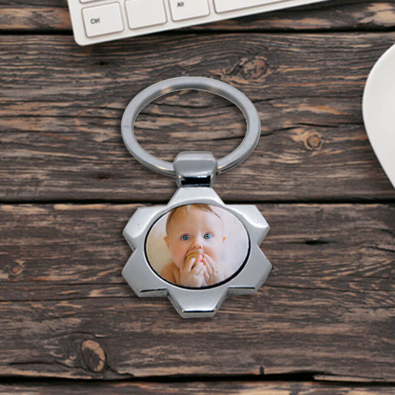 Breloc din metal - rotund