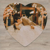 Puzzle în formă de inimă personalizat