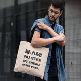 Sacosa din textile cu maner