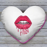 Pernă în formă de inimă - roz