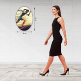 Tablou canvas oval - 35x50 cm