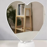 Oglindă magică LED în formă de inimă personalizată cu poză