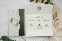 Invitație nuntă personalizata elegant – model 9165ek