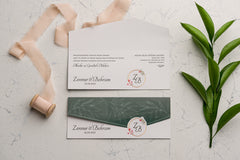 Invitație nuntă personalizata elegant – model 9177ek