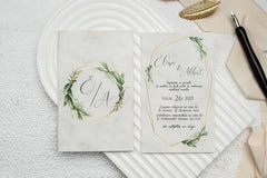 Invitație nuntă personalizata elegant – model 9182ek