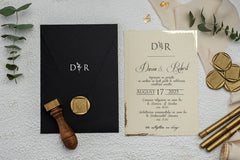 Invitație nuntă personalizata elegant – model 9192ek