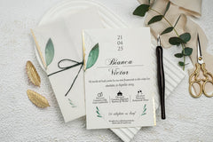 Invitație nuntă personalizata elegant – model 9206ek