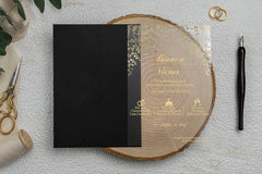 Invitație nuntă personalizata elegant – model Plexiglas 9214ek