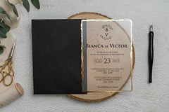 Invitație nuntă personalizata elegant – model 9261ek