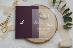 Invitație nuntă personalizata elegant – model 9267ek