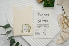 Invitație nuntă personalizata elegant – model 9271ek