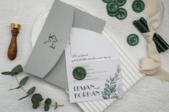 Invitație nuntă personalizata elegant – model 9273ek