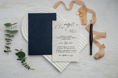 Invitație nuntă personalizata elegant – model 9336ek