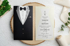 Invitație nuntă personalizata elegant – model 9347ek