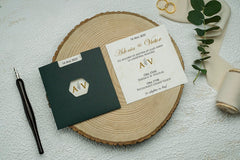 Invitație nuntă personalizata elegant – model 9358ek
