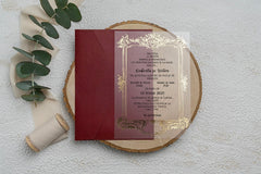 Invitație nuntă personalizata elegant – model 9363ek