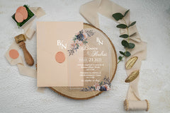 Invitație nuntă personalizata elegant – model 9365ek