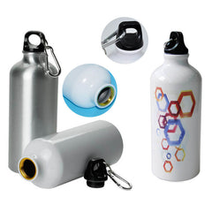 Bidon sport metal - alb