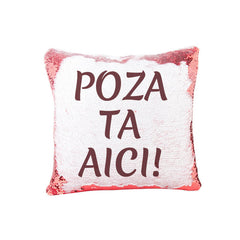 Perna patrata cu paiete rosii