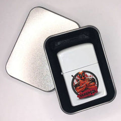 Bricheta stil ZIPPO alba
