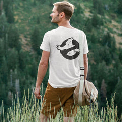 Tricou alb din bumbac - personalizat (o parte)