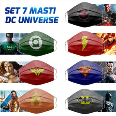 Set 7 măști - DC Universe