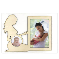 Ramă foto lemn colaj - Gravidă