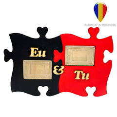 Ramă foto lemn - TU + EU