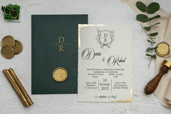 Invitație nuntă personalizata elegant – model 9193ek