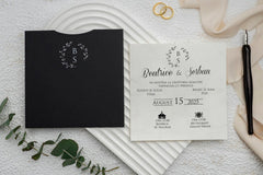 Invitație nuntă personalizata elegant – model 9236ek