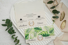 Invitație nuntă personalizata elegant – model 9246ek