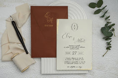Invitație nuntă personalizata elegant – model 9248ek