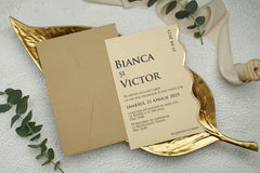 Invitație nuntă personalizata elegant – model 9252ek