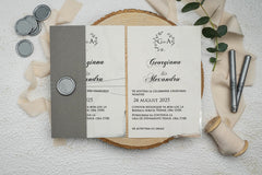 Invitație nuntă personalizata elegant – model 9276ek