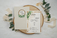 Invitație nuntă personalizata elegant – model 9325ek