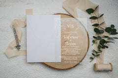 Invitație nuntă personalizata elegant – model 9364ek