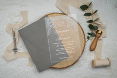 Invitație nuntă personalizata elegant – model 9368ek