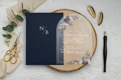 Invitație nuntă personalizata elegant – model 9369ek